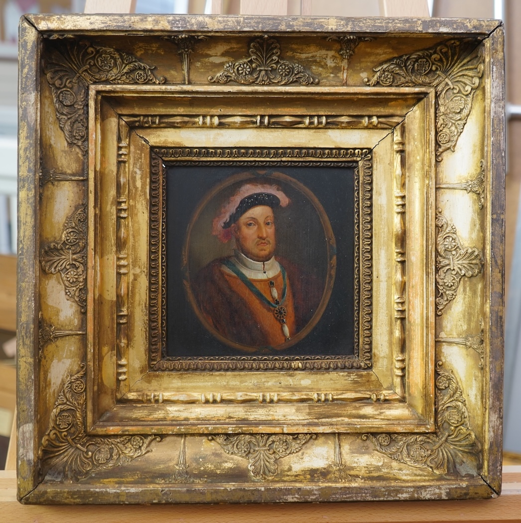 English School, 18th century, A portrait of King Henry VIII of England